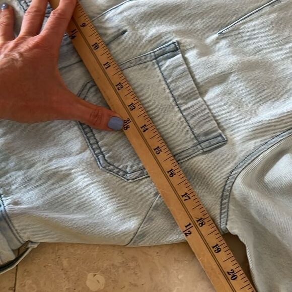 NWT Boyish Anthropologie The Jesse Jean Denim Coveralls - Picture 7 of 9